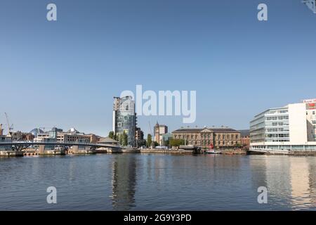 Belfast Waterfront, Irlande du Nord Banque D'Images