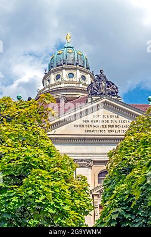 Gendarmenmarkt, Berlin : le français ; Französische Friedrichstadtkirche Friedrichstadtkirche Banque D'Images