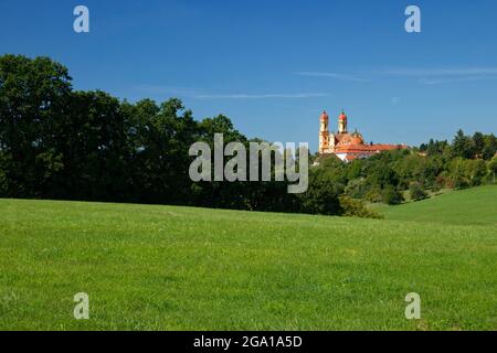 Église de Schönenberg (église de pèlerinage) 'zu unserer lieben Frau' (de notre-Dame) près d'Ellwangen, Ostalb Distict, Bade-Wurtemberg, Allemagne Banque D'Images