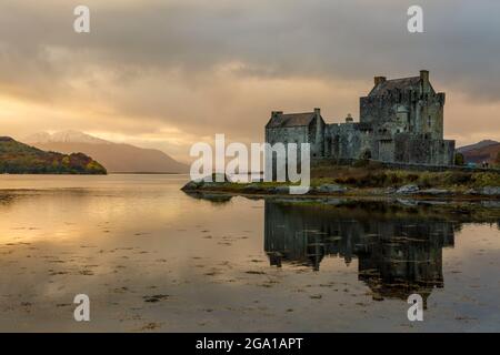 Château d'Eilean Donan, Dornie, Kyle de Lochalsh ; Écosse Banque D'Images