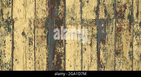 Texture en bois sans couture. Clôture sans couture vintage en planches. Illustration vectorielle eps-10 Illustration de Vecteur