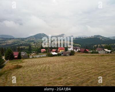 Paysage à Bucovina, Roumanie - été Banque D'Images