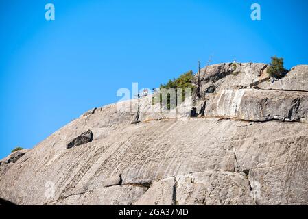 Moro Rock. Sequoia National Park, Californie, États-Unis. Banque D'Images