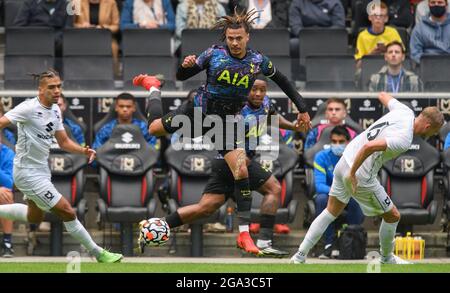 28 juillet 2021 - Milton Keynes dons / Tottenham Hotspur - pré-saison amicale - le MK Stadium Tottenham's DELE Alli Crédit photo : © Mark pain / Alamy Live News Banque D'Images