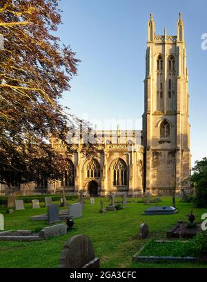 All Saints Church, Wrington, North Somerset, Royaume-Uni 15ème siècle grade I église classée Banque D'Images