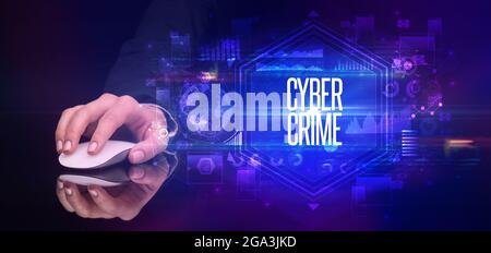 périphérique sans fil portable, concept de cyber-sécurité