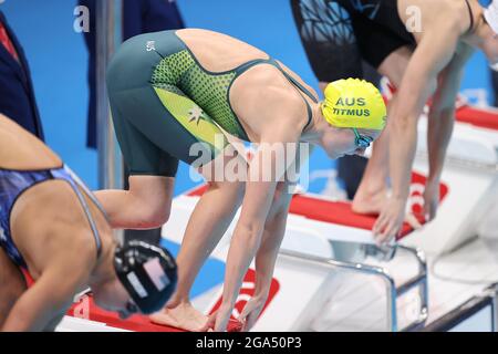 Tokyo, Japon. 28 juillet 2021. TITMUS Ariarne (AUS) natation : finale libre de 200m féminin lors des Jeux Olympiques de Tokyo 2020 au Centre aquatique de Tokyo, Japon . Credit: AFLO SPORT/Alay Live News Banque D'Images