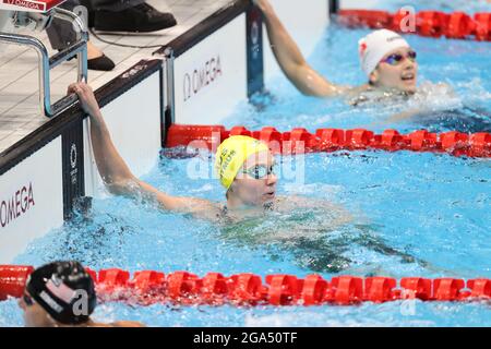 Tokyo, Japon. 28 juillet 2021. TITMUS Ariarne (AUS) natation : finale libre de 200m féminin lors des Jeux Olympiques de Tokyo 2020 au Centre aquatique de Tokyo, Japon . Credit: AFLO SPORT/Alay Live News Banque D'Images