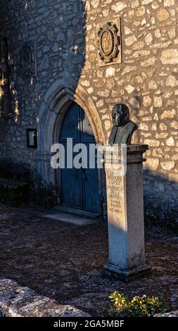 Porte au couvent de San Pedro de los Majarretes où San Pedro de Alcantara fit son noviciat, Valencia de Alcantara, Caceres, Estrémadure, Espagne Banque D'Images