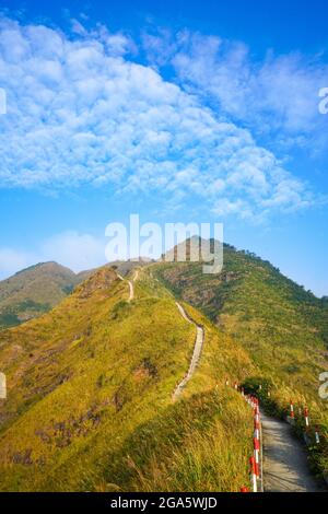 Belle vue sur la montagne dans le district de Binh Lieu province de Quang Ninh nord du Vietnam Banque D'Images