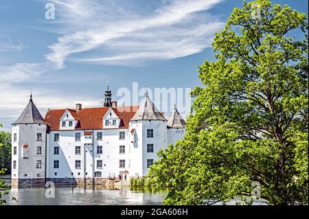 Gluecksburg (Allemagne, Schleswig-Holstein) : château ; Glücksburg Schloss Banque D'Images