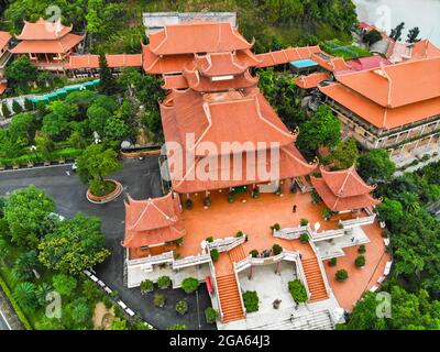 Pagode de Nice Cai Bau dans le district de Van Don province de Quang Ninh au nord du Vietnam Banque D'Images