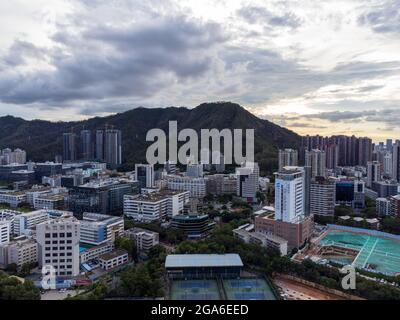 Paysage urbain de Shekou à Shenzhen, province de Guangdong, Chine Banque D'Images