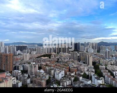 Paysage urbain de Shekou à Shenzhen, province de Guangdong, Chine Banque D'Images