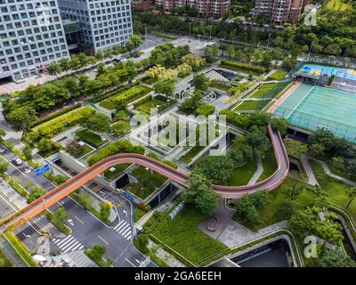 Parc industriel avec la plupart des agences de design à Shekou, Shenzhen, province de Guangdong, Chine Banque D'Images