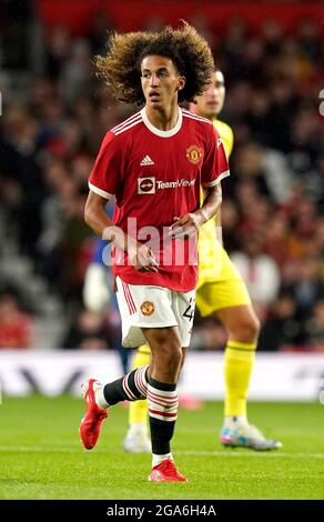 Manchester, Angleterre, 28 juillet 2021. Hannibal de Manchester United lors du match d'avant-saison à Old Trafford, Manchester. Le crédit photo devrait se lire: Andrew Yates / Sportimage Banque D'Images