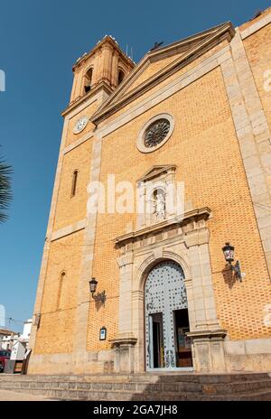 Église Nuestra Señora del Consuelo Consuelo (notre Dame de Solace), vieille ville d'Altea, Espagne Banque D'Images