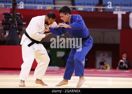 CARGNIN Daniel (BRA) 3e Médaille de bronze lors des Jeux Olympiques Tokyo 2020, Judo Men -66kg Médaille de bronze le 25 juillet 2021 à Nippon Budokan à Tokyo, Japon - photo Yuya Nagase / photo Kishimoto / DPPI Banque D'Images