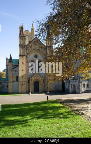 Buckfast Abbey fait partie d'un monastère bénédictin actif à Buckfast près de Buckfastleigh dans le Devon Angleterre Banque D'Images