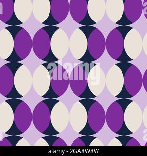 Motif géométrique abstrait. Couleurs violettes. Des vibes d'été. Pour textile, application de produit. Illustration vectorielle, conception plate Illustration de Vecteur