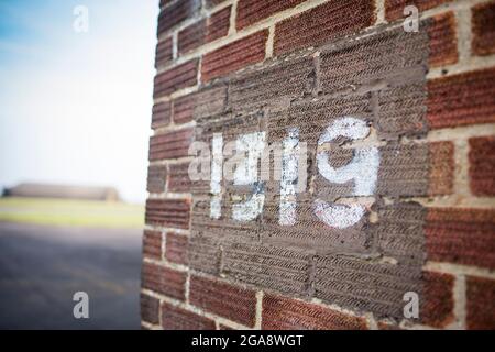 RAF Upper Heyford près d'Oxford, Angleterre, Royaume-Uni Banque D'Images