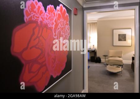 L'hôtel de luxe Waldorf Astoria, Chicago il Banque D'Images