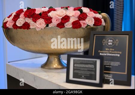 L'hôtel de luxe Waldorf Astoria, Chicago il Banque D'Images