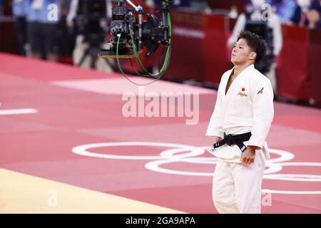 Hifumi ABE (JPN) lors des Jeux Olympiques Tokyo 2020, Judo Men -66kg final le 25 juillet 2021 à Nippon Budokan à Tokyo, Japon - photo Kishimoto / DPPI Banque D'Images