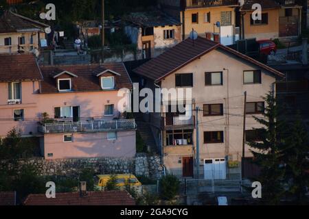Sarajevo en Bosnie-Herzégovine Banque D'Images