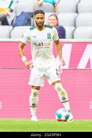 Keanan BENNETTS, MG 37 dans le match amical FC BAYERN MUENCHEN - BORUSSIA MÖNCHENGLADBACH 0-2 le 28 juillet 2021 à Munich, Allemagne saison 2021/2022, match jour X, 1.Bundesliga, FCB, Gladbach, München, X.Spieltag. © Peter Schatz / Alamy Live News Banque D'Images