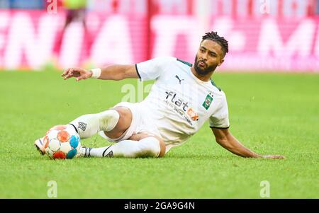 Keanan BENNETTS, MG 37 dans le match amical FC BAYERN MUENCHEN - BORUSSIA MÖNCHENGLADBACH 0-2 le 28 juillet 2021 à Munich, Allemagne saison 2021/2022, match jour X, 1.Bundesliga, FCB, Gladbach, München, X.Spieltag. © Peter Schatz / Alamy Live News Banque D'Images