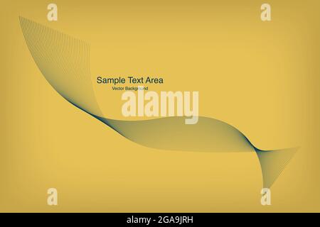 Elément d'onde abstraite pour la conception, ondes abstraites linéaires modernes, éléments de conception vectorielle Illustration de Vecteur