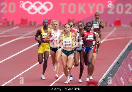 Alexandra Bell, de Grande-Bretagne, participe aux épreuves féminines de 800 m lors de l'athlétisme au stade olympique le septième jour des Jeux Olympiques de Tokyo en 2020 au Japon. Date de la photo : vendredi 30 juillet 2021. Banque D'Images