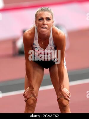 Alexandra Bell, de Grande-Bretagne, participe aux épreuves féminines de 800 m lors de l'athlétisme au stade olympique le septième jour des Jeux Olympiques de Tokyo en 2020 au Japon. Date de la photo : vendredi 30 juillet 2021. Banque D'Images