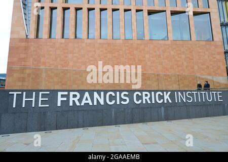 Le Francis Crick Institute de St Pancras à Londres est un centre de recherche biomédicale qui travaille sur la compréhension des maladies et le développement de nouveaux traitements. Banque D'Images