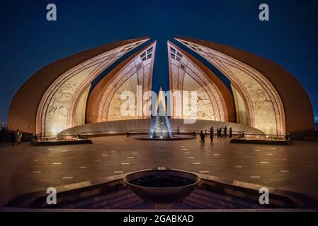 Le Monument du Pakistan Banque D'Images