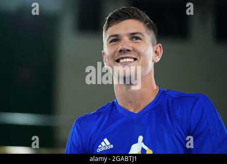 Photo du dossier datée du 28/8/2019 de Luke Campbell, médaillé d'or aux Jeux olympiques de 2012, qui a annoncé sa retraite de la boxe. Le combattant de Hull, âgé de 33 ans, a triomphé dans la division bantambalweight aux Jeux de Londres avant de devenir professionnel. Date de publication : vendredi 30 juillet 2021. Banque D'Images