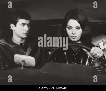 Le Couteau dans la plaie année : 1962 France / Italie Directeur : Anatole Litvak Sophia Loren, Anthony Perkins Banque D'Images