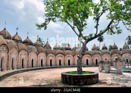 image du temple shiva 108 kalna bardhaman bengale-occidental Banque D'Images