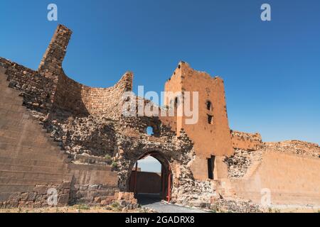 ANI ville ruines historiques ruines anciennes d'une ville antique à Kars, Turquie. Photo de haute qualité Banque D'Images