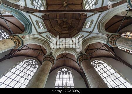 Intérieur Oude Kerk, Amsterdam Banque D'Images