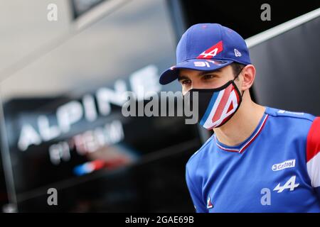 Budapest, Hongrie. 30 juillet 2021. Esteban Ocon (FRA) Alpine F1 Team. 30.07.2021. Championnat du monde de Formule 1, Rd 11, Grand Prix de Hongrie, Budapest, Hongrie, Journée d'entraînement. Le crédit photo doit être lu : images XPB/Press Association. Crédit : XPB Images Ltd/Alamy Live News Banque D'Images