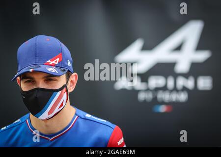 Budapest, Hongrie. 30 juillet 2021. Esteban Ocon (FRA) Alpine F1 Team. 30.07.2021. Championnat du monde de Formule 1, Rd 11, Grand Prix de Hongrie, Budapest, Hongrie, Journée d'entraînement. Le crédit photo doit être lu : images XPB/Press Association. Crédit : XPB Images Ltd/Alamy Live News Banque D'Images