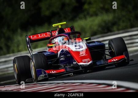 Budapest, Hongrie. 30 juillet 2021. 05 Novalak Clément (fra), Trident Racing, Dallara F3, action lors du 4ème tour du Championnat de Formule 3 2021 de la FIA du 30 juillet au 1er août 2021 sur la Hungaroring, à Mogyorod, près de Budapest, Hongrie - photo Diederik van der Laan / Agence néerlandaise de photo / DPPI crédit: DPPI Media/Alamy Live News Banque D'Images