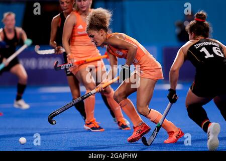 Tokyo, Japon. 31 juillet 2021. TOKYO, JAPON - 31 JUILLET : Maria Verschoor des pays-Bas lors du match de hockey des femmes olympiques de Tokyo 2020 entre l'Allemagne et les pays-Bas au stade de hockey Oi le 31 juillet 2021 à Tokyo, Japon (photo de PIM Waslander/Orange Pictures) NOCNSF House of Sports Credit: Orange pics BV/Alay Live News Banque D'Images