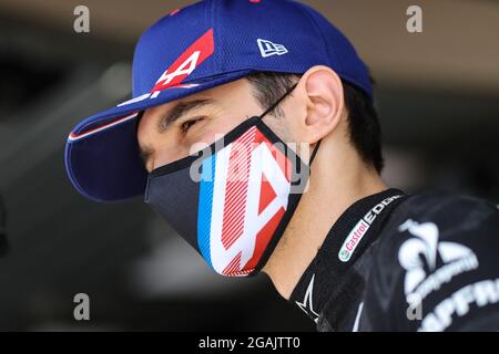 Budapest, Hongrie. 31 juillet 2021. Esteban Ocon (FRA) Alpine F1 Team. 31.07.2021. Championnat du monde de Formule 1, Rd 11, Grand Prix de Hongrie, Budapest, Hongrie, Jour de qualification. Le crédit photo doit être lu : images XPB/Press Association. Crédit : XPB Images Ltd/Alamy Live News Banque D'Images