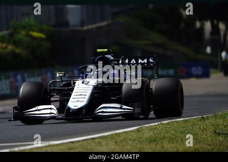 Budapest, Ungarn. 31 juillet 2021. 31 juillet 2021, Hungaroring, Budapest, Grand Prix de Formule 1 de Hongrie 2021, sur la photo Nicholas Latifi (CAN # 6), Williams Racing Credit: dpa/Alay Live News Banque D'Images