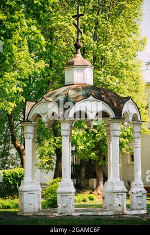 Ancien belvédère dans le monastère de Saint Euthymius à Suzdal, en Russie Banque D'Images