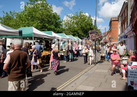 Autour de Devizes, une ville de marché dans le wiltshire angleterre Royaume-Uni. Le jour du marché est le jeudi Banque D'Images