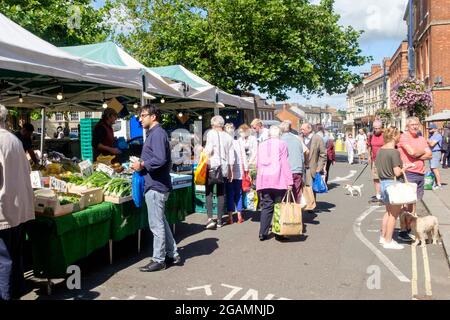 Autour de Devizes, une ville de marché dans le wiltshire angleterre Royaume-Uni. Le jour du marché est le jeudi Banque D'Images